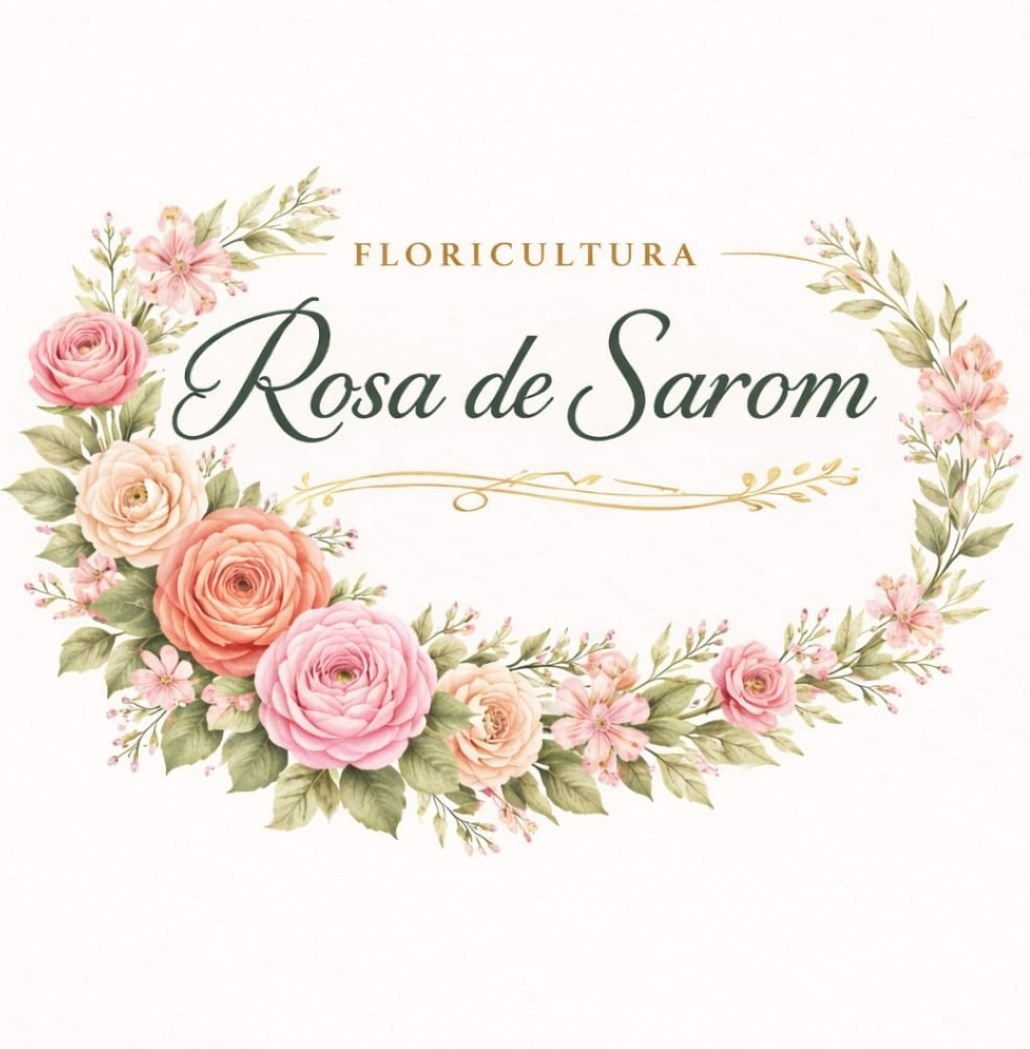 Logo Floricultura Rosa de Sarom